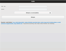 Tablet Screenshot of hodito.hu